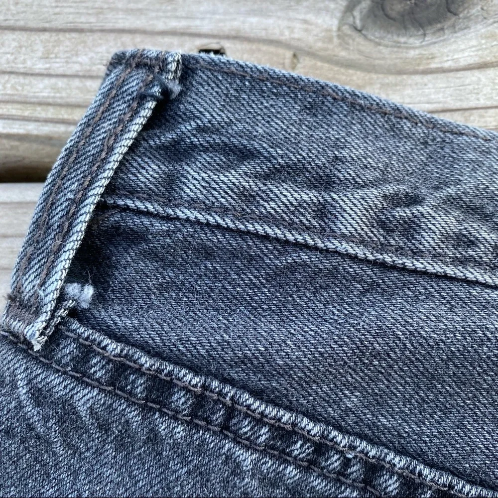 Levi’s 501 Denim Shorts Red Tab Faded Black